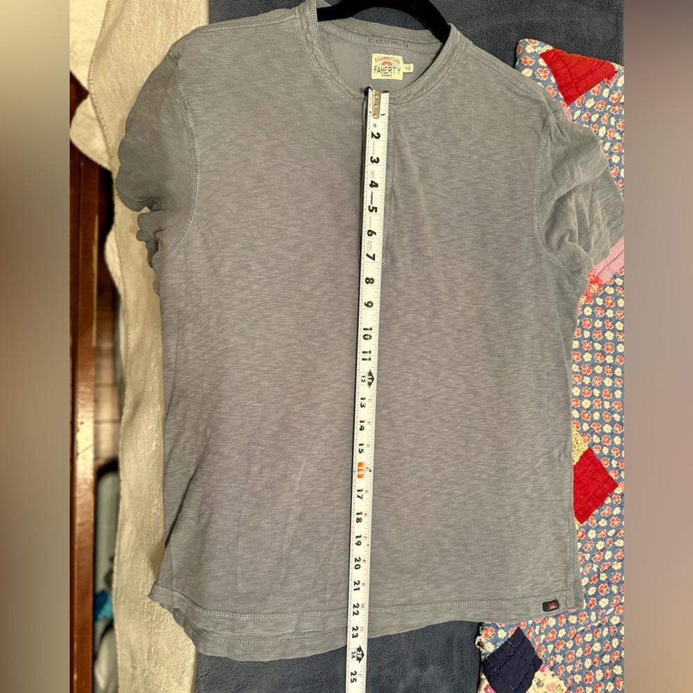 Faherty Short-Sleeve Sunwashed Henley